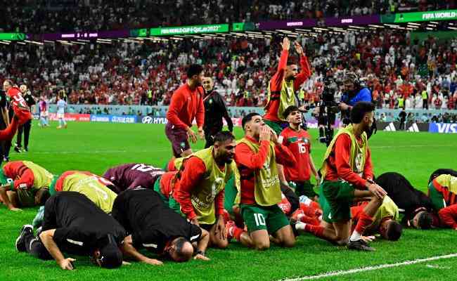 Nas quartas de final, Marrocos vai enfrentar Portugal