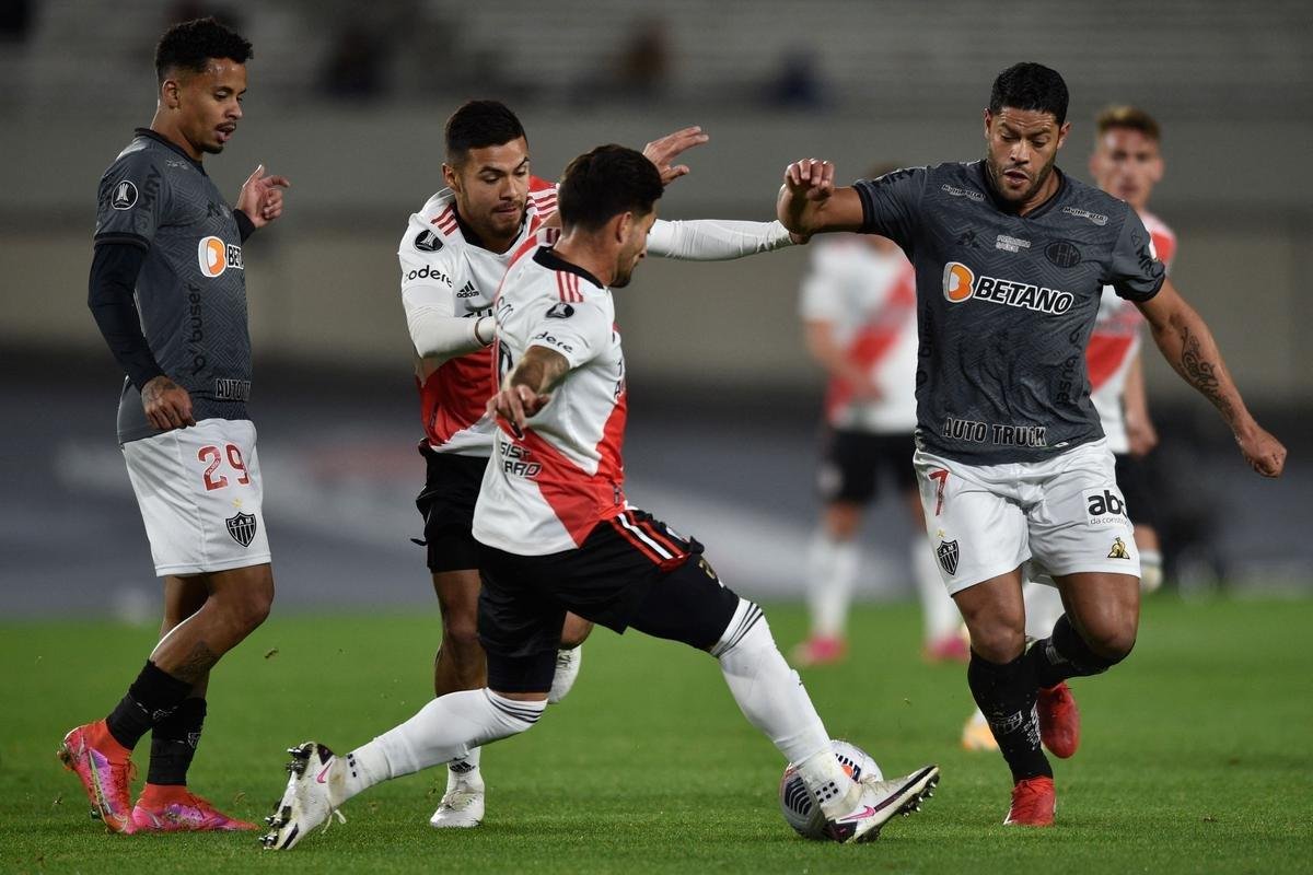 River Plate x Atltico: fotos do duelo de ida das quartas de final da Copa Libertadores, no Monumental de Nez, em Buenos Aires