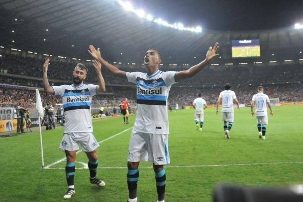 Pedro Rocha cala o Mineiro com primeiro gol do Grmio no jogo de ida da final da Copa do Brasil