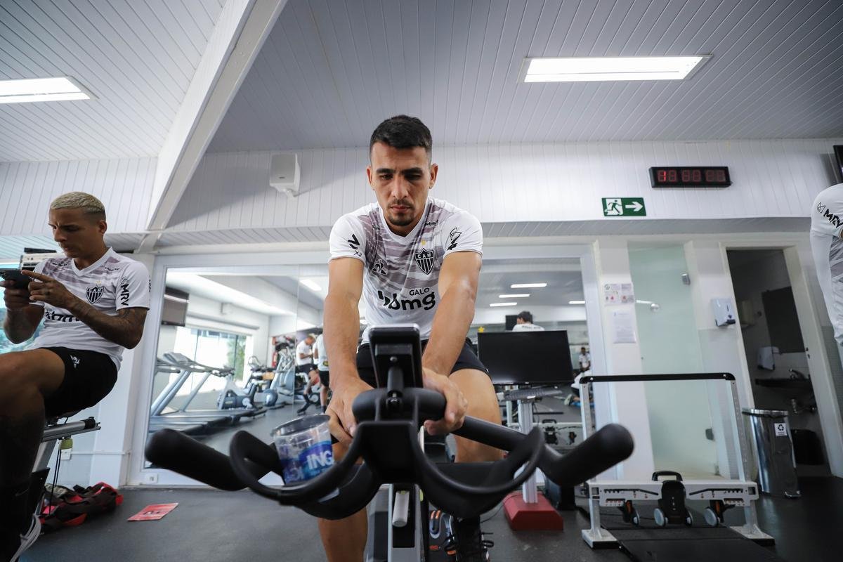 Atltico inicia preparao para enfrentar o Vasco; veja fotos