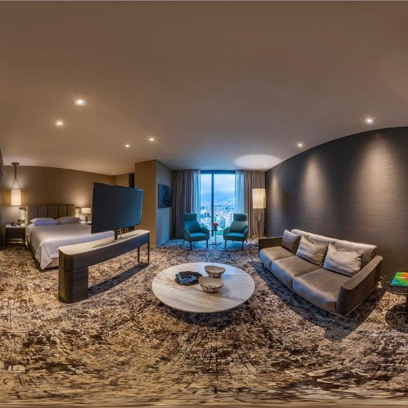 Fotos do Hilton Bogota Corferias, hotel que receber a delegao do Atltico na Colmbia para o compromisso pela Copa Libertadores, diante do Millonarios.