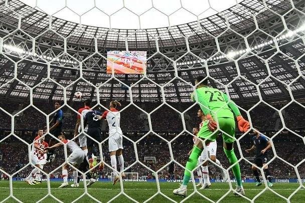 Fotos da final da Copa do Mundo, entre Frana e Crocia, em Moscou