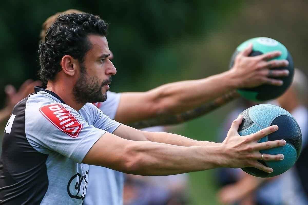 Tcnico Rogrio Micale comeou a montar time para encarar o Fluminense; Fred treinou entre os reservas