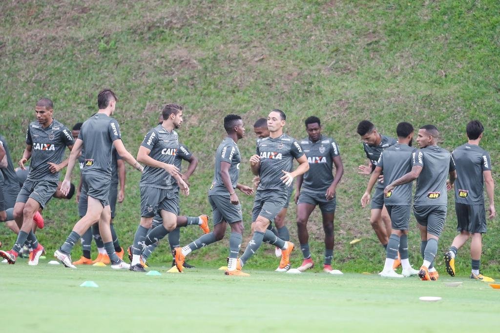 Na Cidade do Galo, elenco atleticano fez ltima atividade antes de enfrentar a Chape pela Copa do Brasil