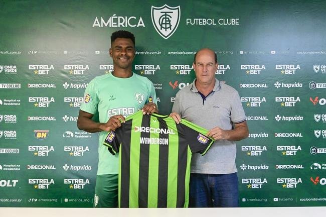 Zagueiro Wanderson  apresentado como reforo do Amrica