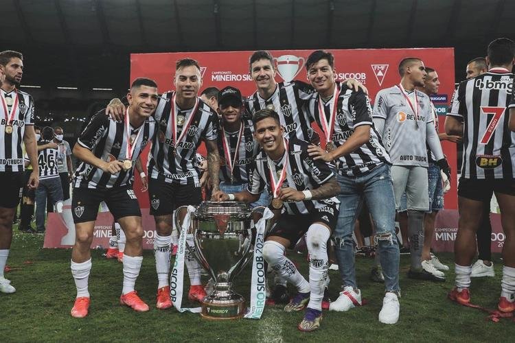 Fotos da festa do Atltico no Mineiro com a conquista do bicampeonato mineiro