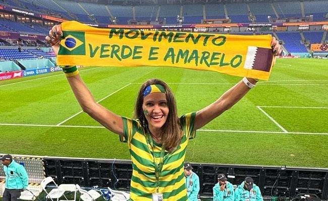 Ynara Corr�a da Costa, 51, vai aproveitar os dias sem jogos para 'turistar' nos arredores de Doha