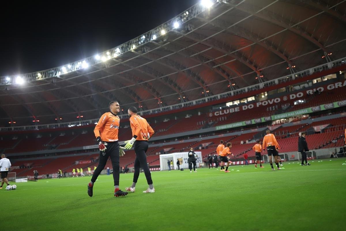 Atltico visitou o Internacional no Beira-Rio, pela quarta rodada do Brasileiro 
