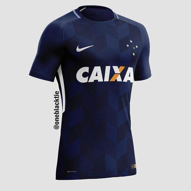 Uniforme do Cruzeiro com a Nike na viso do designer @Oneblacktie