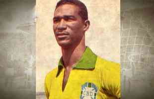 Didi - atacante marcou na goleada sobre o Mxico e no empate com a Iugoslvia, na Copa do Mundo de 1954, na Sua