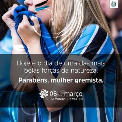 Homenagem do Grêmio, no Twitter