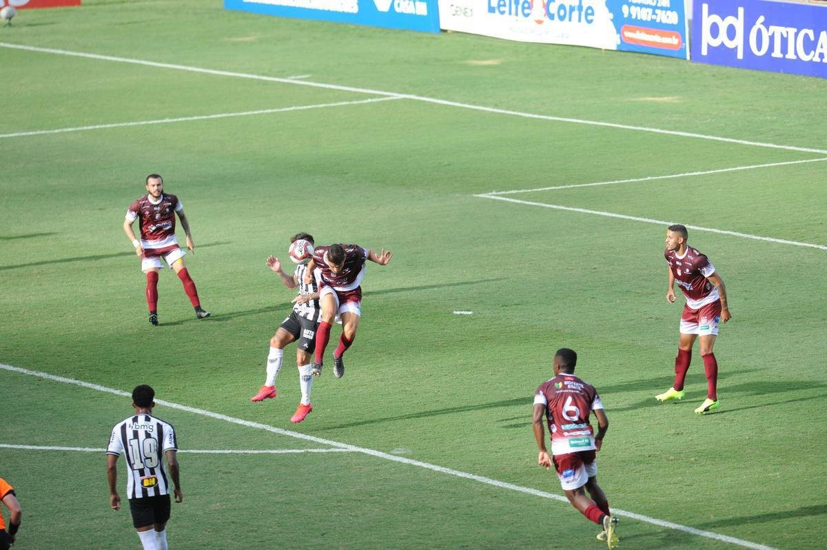 Fotos da vitria do Atltico sobre o Patrocinense, por 3 a 1, no Independncia, em Belo Horizonte, pela quarta rodada do Campeonato Mineiro. Mando foi do clube do interior, que no pde realizar a partida em Patrocnio devido ao elevado nmero de casos de COVID-19 na cidade.