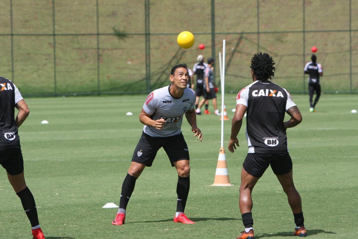 Imagens do treino do Atltico