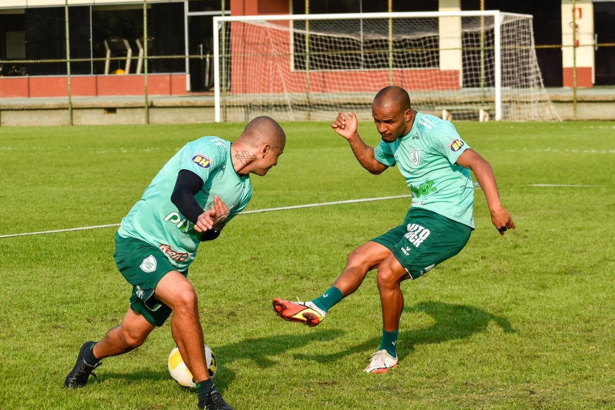 Amrica segue em preparao para enfrentar o Corinthians