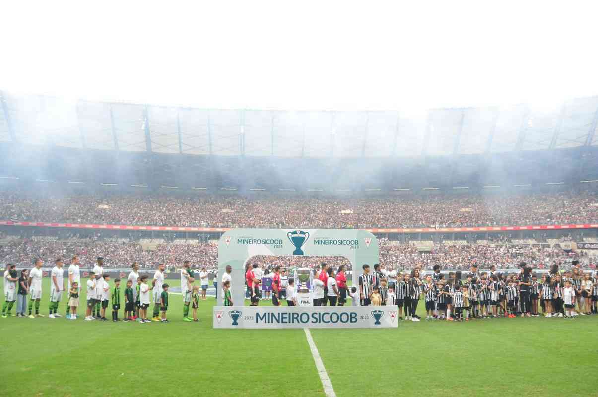 Fotos da final do Campeonato Mineiro entre Atlético e América, no Mineirão