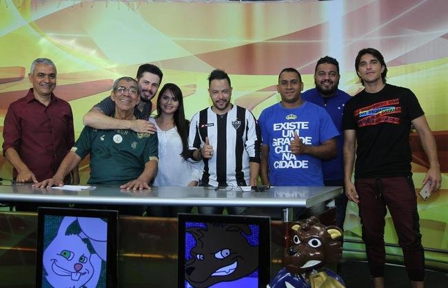 Jair Bala representou o Amrica no programa Alterosa Esporte