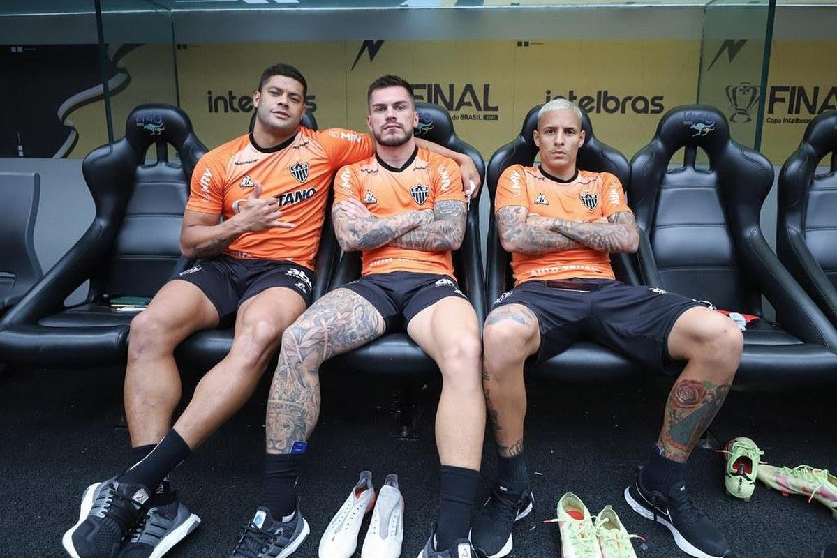 Fotos do ltimo treino do Atltico antes da deciso da Copa do Brasil