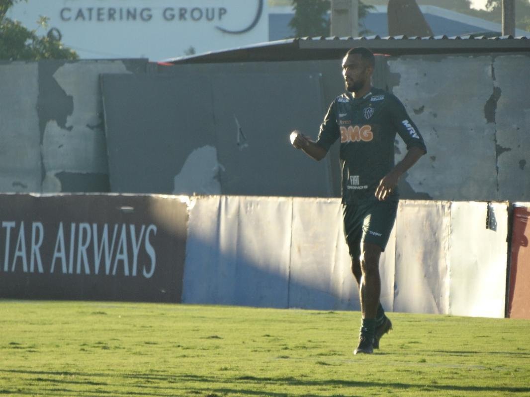 Fotos do treino do Atltico no Paraguai