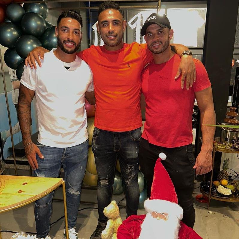 Nathan Silva passou o Natal com a namorada e a famlia