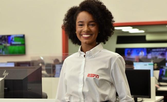 Duda Gonçalves integra equipe da ESPN na cobertura da final da Libertadores, no Equador