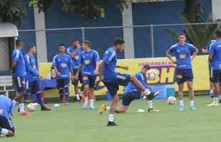 Fotos do treino do Cruzeiro desta quinta-feira, na Toca da Raposa II (crdito: Juarez Rodrigues/EM D.A Press)