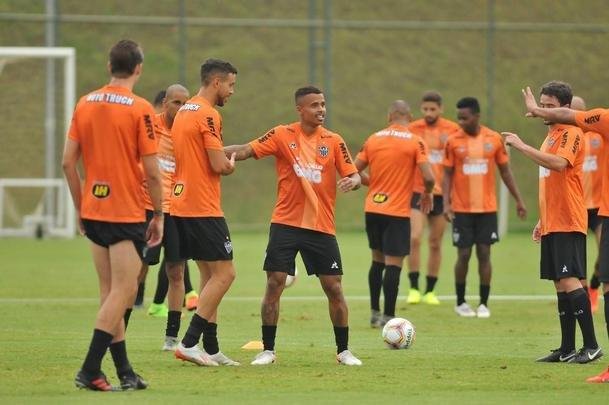 Atltico treinou na tarde desta quinta-feira, na Cidade do Galo