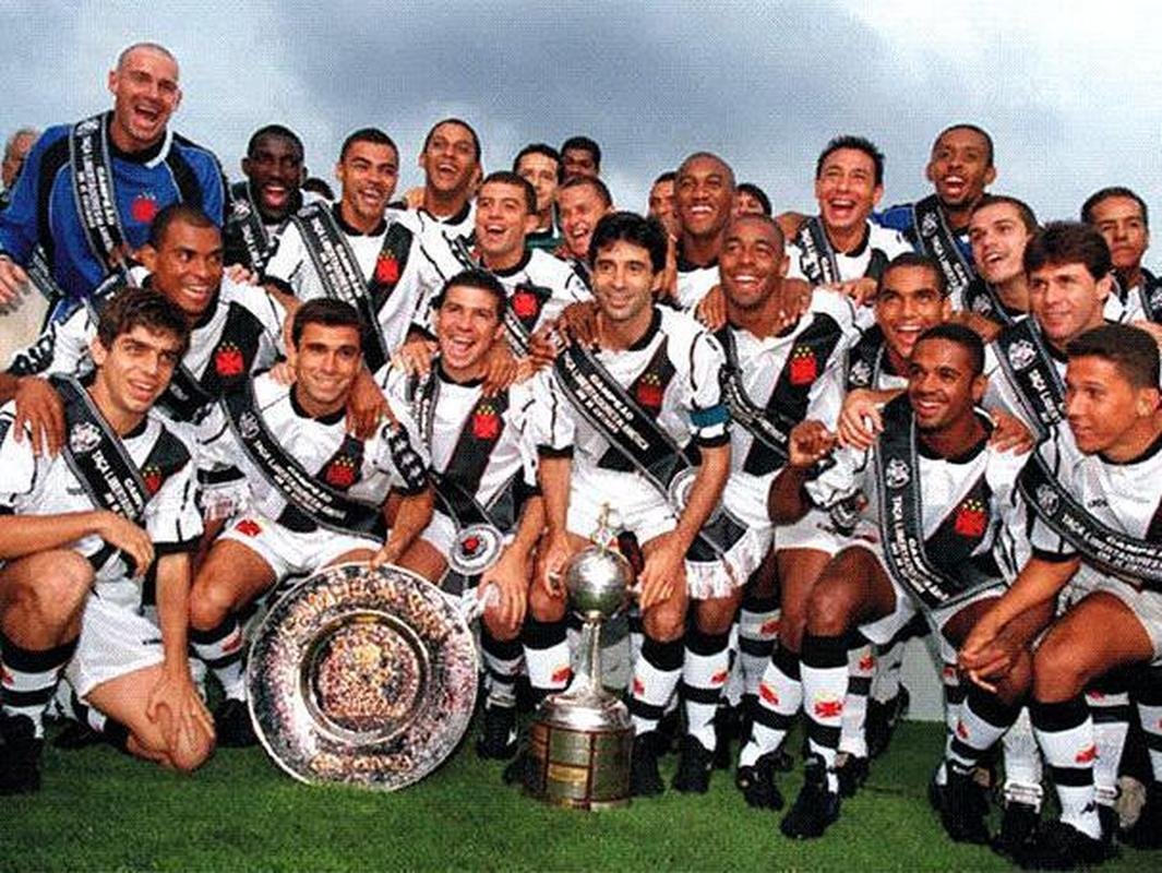 Vasco - celebrou o centenrio em 1998, com a conquista da Libertadores
