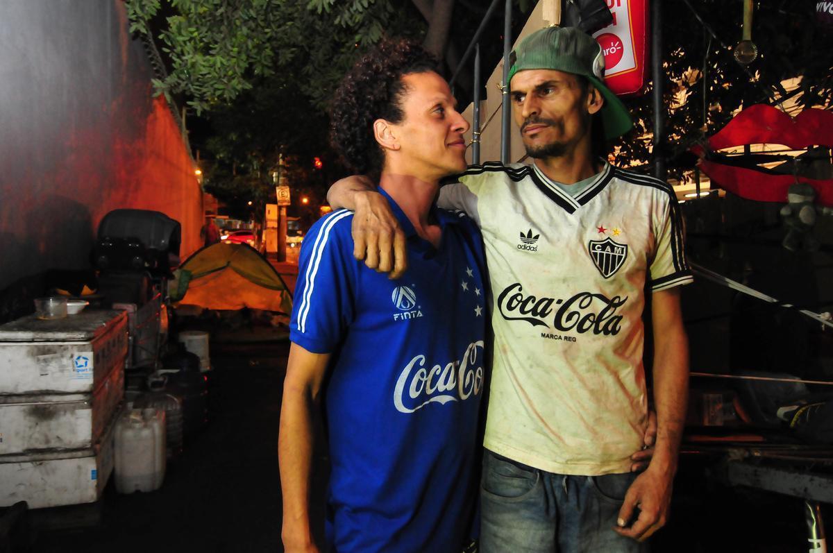 tila e Wanderlcio, que vivem em situao de rua
