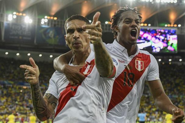 Paolo Guerrero marcou o gol de empate do Peru na final da Copa América