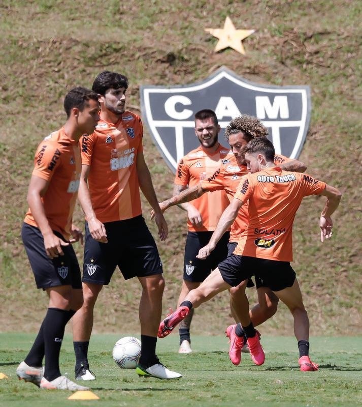 Fotos do ltimo treino do Atltico antes da estreia de Sampaoli