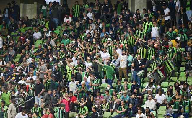 Amrica restringe compra de ingressos em seu setor apenas para scios 'Onda Verde' para jogo contra o So Paulo, pela Copa do Brasil