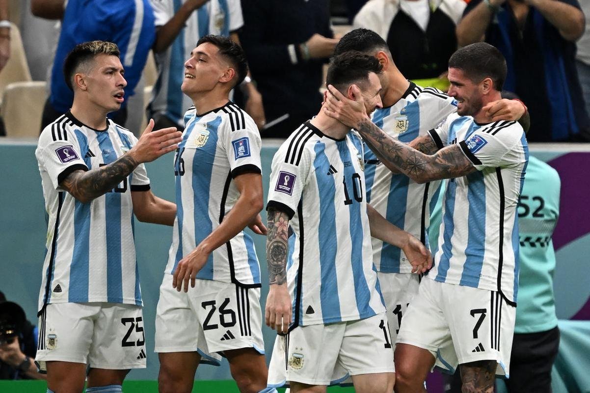 Fotos do jogo entre Holanda e Argentina, pelas quartas de final da Copa do Mundo do Catar