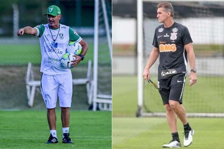 (Foto: Montagem com fotos de Mourão Panda/América e Rodrigo Coca/Corinthians) (Foto: Montagem com fotos de Mourão Panda/América e Rodrigo Coca/Corinthians)