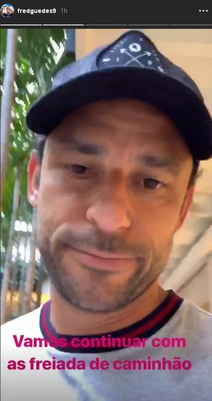 Fred no se cansa dos Stories: agora, est nos Estados Unidos