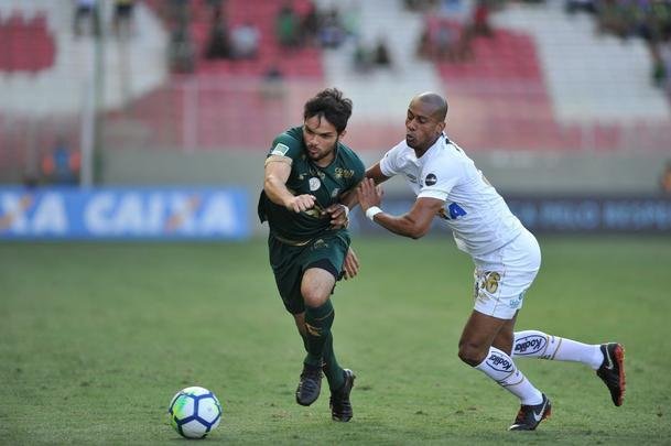 Veja fotos do jogo entre Amrica e Santos