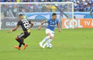 Fotos do jogo entre Cruzeiro e So Paulo