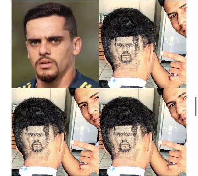 Wellison da Silva Moreno, conhecido como Well Barbeiro, estampa jogadores corintianos