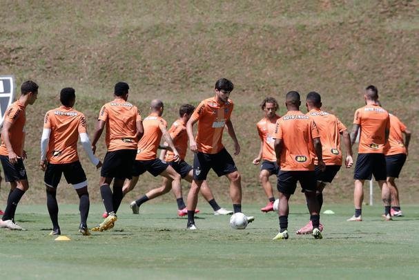 Fotos do último treino do Atlético antes da estreia de Sampaoli