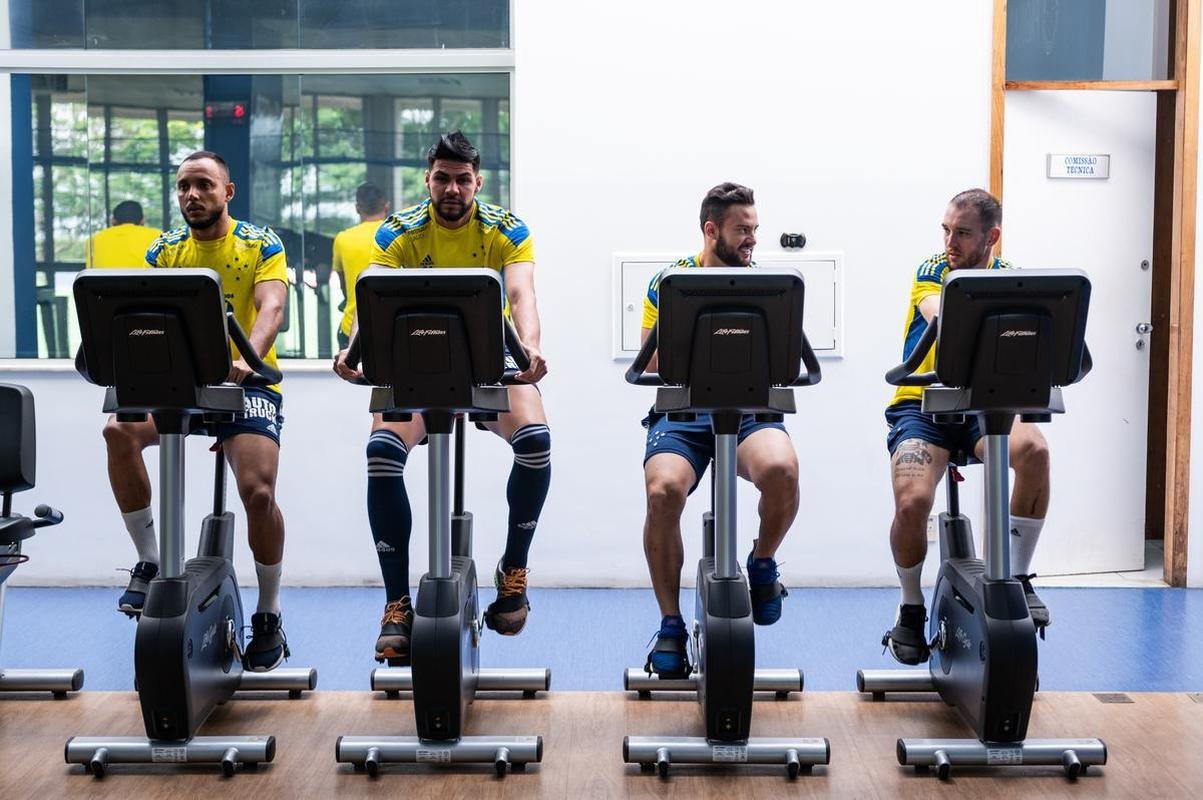 Fotos do treino do Cruzeiro desta tera-feira (26/10) na Toca II