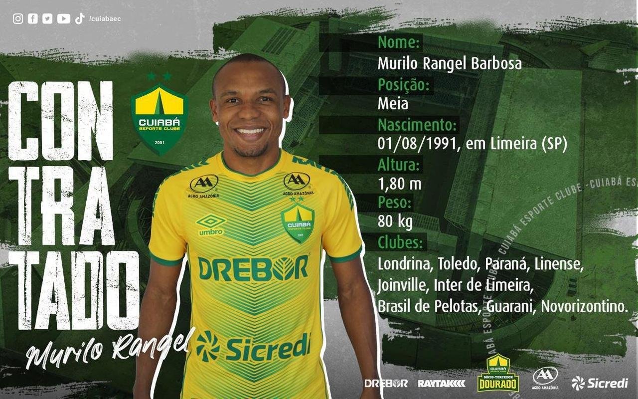 Murilo Rangel, meio-campista (Cuiab)