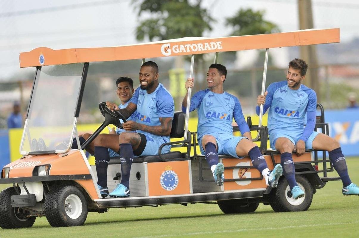 Lucas Romero pelo Cruzeiro na temporada 2018