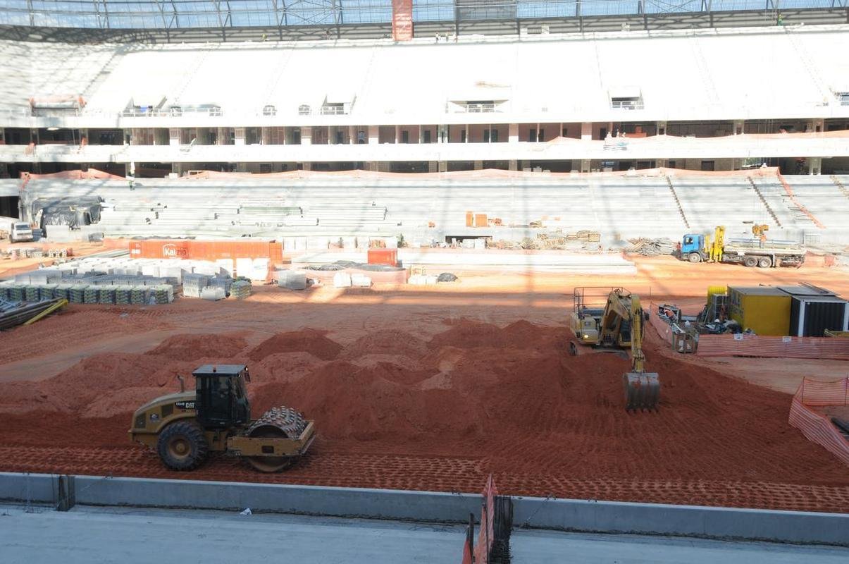 Futuro estdio do Galo, Arena MRV est com 60% das obras concludas