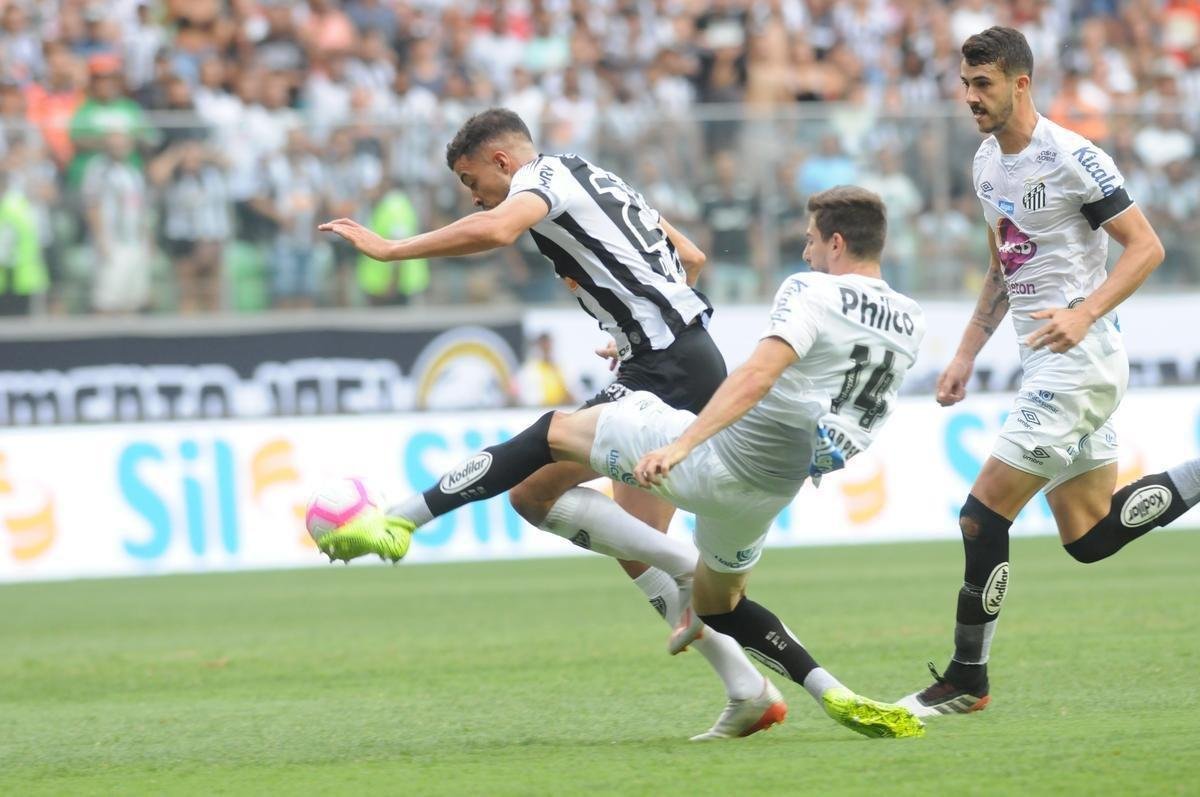 Atltico bateu o Santos na estreia de Vagner Mancini em Belo Horizonte