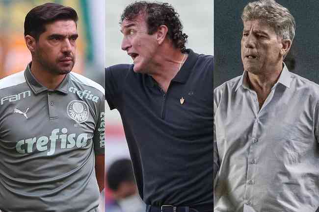 Abel, Cuca e Renato so considerados treinadores de elite no futebol nacional