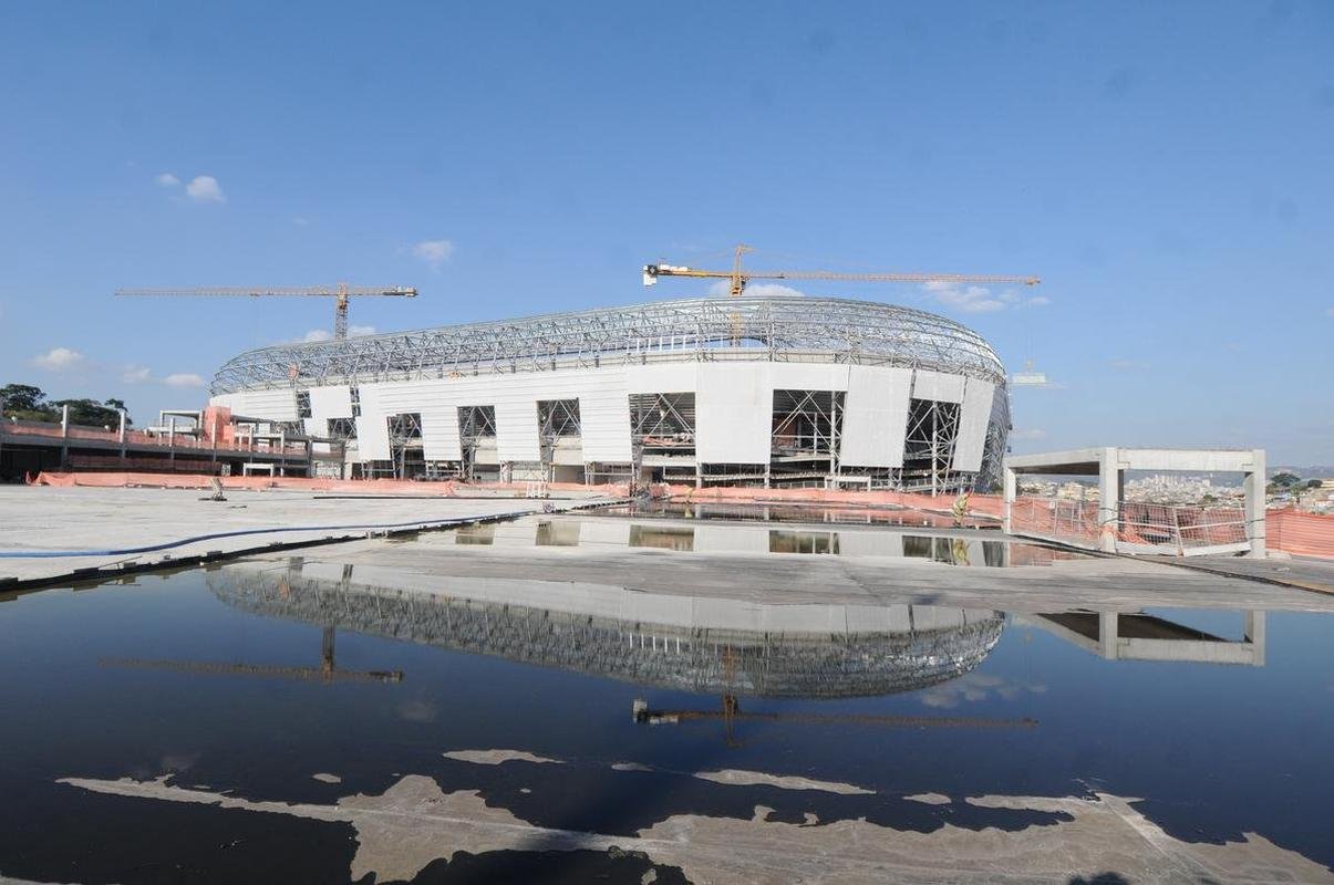 Futuro estdio do Galo, Arena MRV est com 60% das obras concludas
