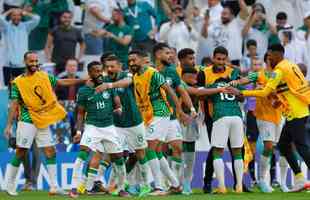 Imagens da partida entre Argentina e Arbia Saudita, pela primeira rodada do Grupo C da Copa do Mundo