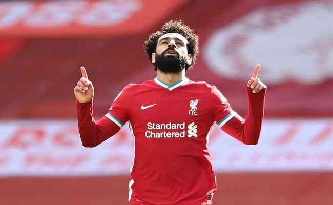 Salah pode atingir marca histórica em duelo entre Liverpool e