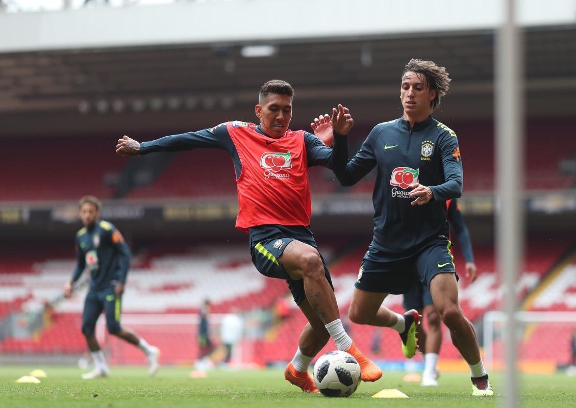 Veja imagens do último treino do Brasil antes do amistoso contra a Croácia