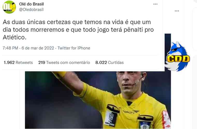 Pnalti para o Atltico contra Cruzeiro gera memes aps clssico