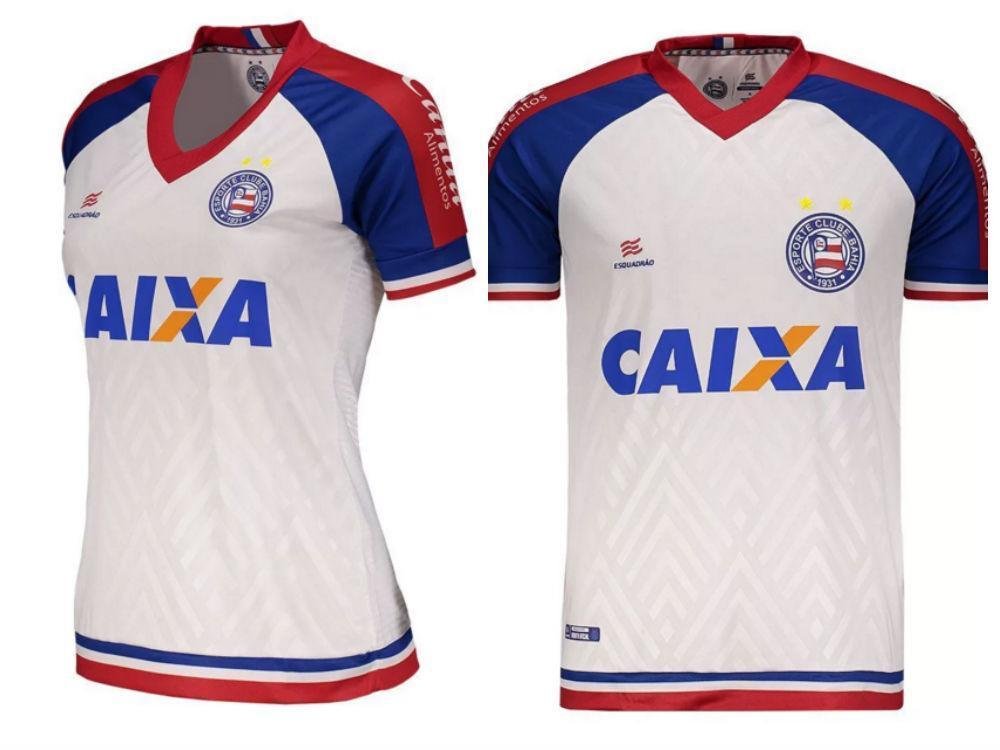 Bahia. Camisa Feminina: R$ 189,90 / Camisa Masculina: R$ 199,90